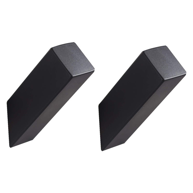 YJ YANJUN Black Towel Hook Set of 2-304 Stainless Steel Robe Hook Modern Bathroom Door Hook Wall Mounted Coat Hook for Wall Clothes Hat Bag Hanger Black Bathroom Accessories - Image 1
